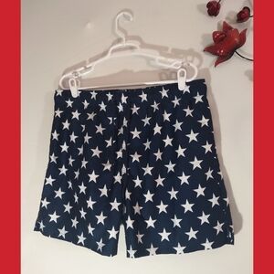 George American Flag Start Swim Trunk‎